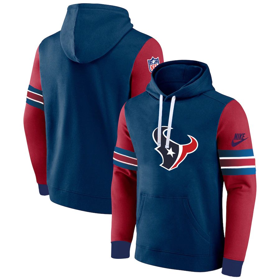 Men 2023 NFL Houston Texans blue Sweatshirt style 1031->houston texans->NFL Jersey